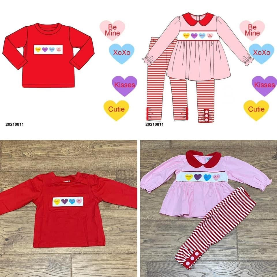 Smocked Conversation Hearts Collection ~ PO24C ~ Ships to LBC in late December, then to you!