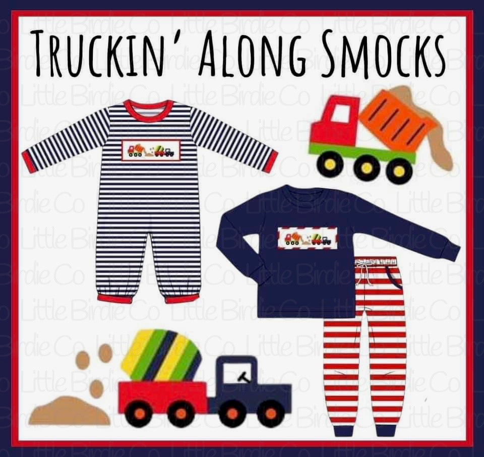 Truckin Along Collection ~ PO24B ~ Ships to LBC in January, then to you!