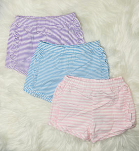 RTS: Girls Knit Ruffle Shorts